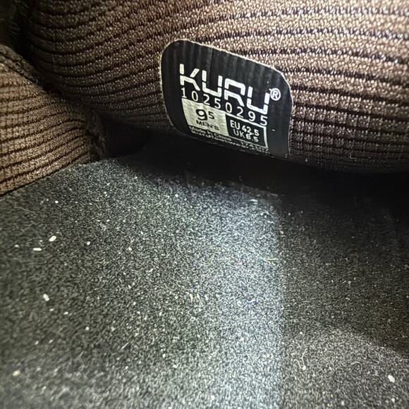 Kuru Kivi Brown Leather Slip On Loafers Casual Comfort Arch Support Brown Sz 9.5 - Picture 9 of 9